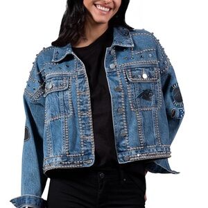 Studded Blue Denim Jacket